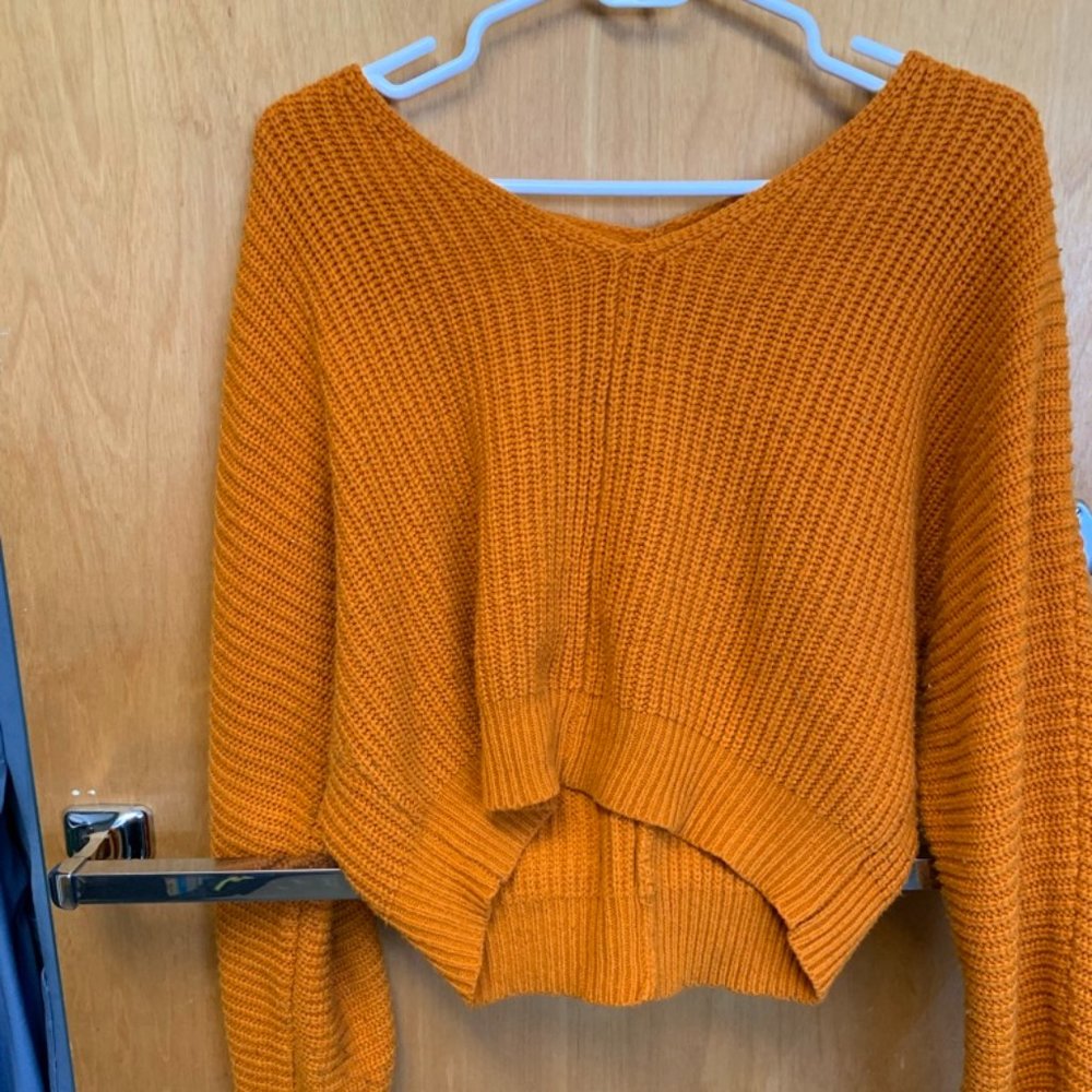 Charlotte Russe Cropped Sweater